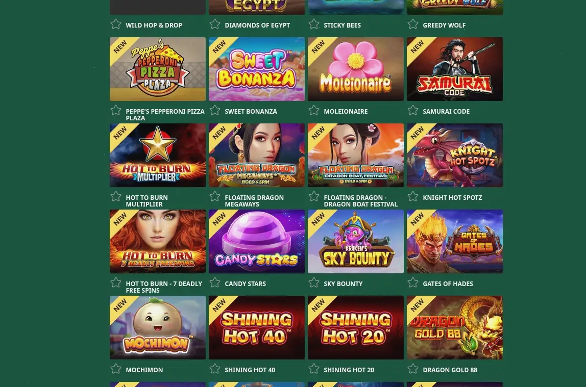 Interface de connexion Oscar Spin casino en ligne
